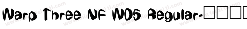 Warp Three NF W05 Regular字体转换